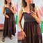 Vestido Bimba Marrón